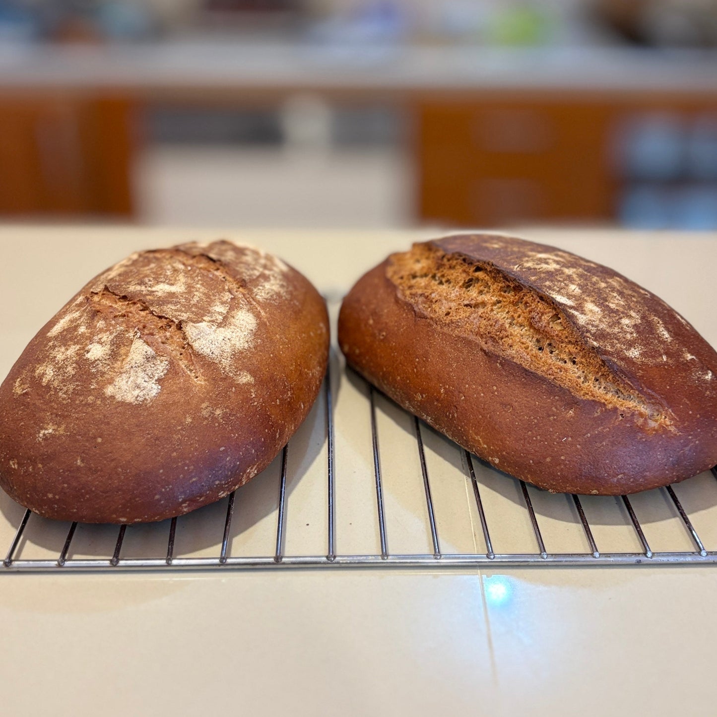 Pan Francés de Masa Madre de Espelta 100% Integral Calidad Premium.