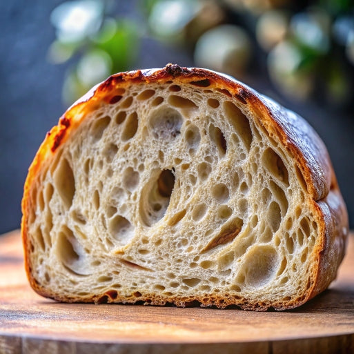 pan de masa madre rebanado